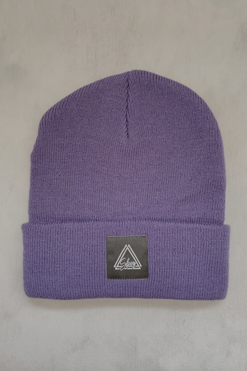 Streetwear-italiano-snapback-beanie-hoodie-T-shirt-Oversized-Uomo-Donna-SBEZ-urban-style-street-stile-brand-abbigliamento-beanie-viola-logo-