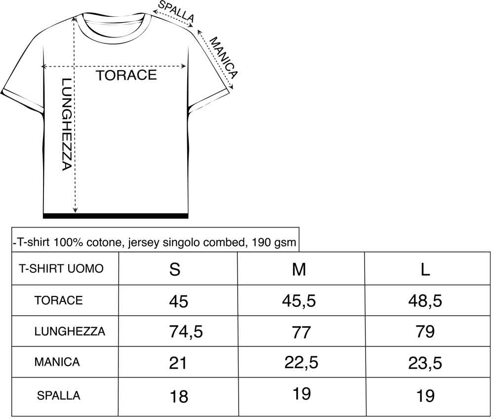 Abbigliamento da strada street wear e da skate | T-shirt street one, magliette, vestiti, cappellini street style marchio triangolo | immagine tabella misure