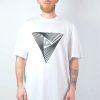 Abbigliamento da strada street wear e da skate | T-shirt street one, magliette, vestiti, cappellini street style marchio triangolo | immagine t-shirt Psychedelic-bianca-4 uomo